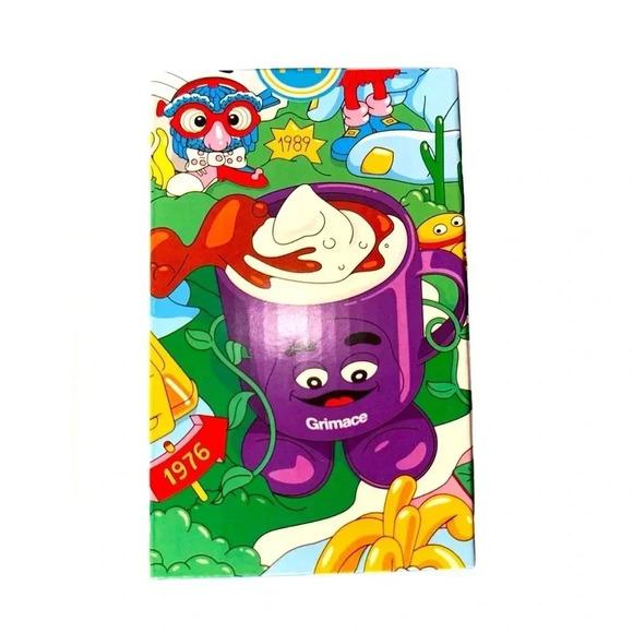 McDonalds- Collectible 12oz Grimace Glass - Sealed BNIB 🟣🥛 - Picture 1 of 5